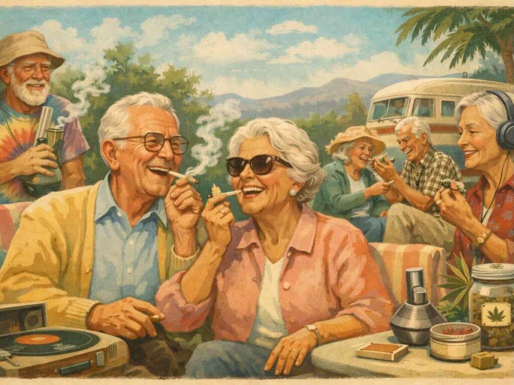 Seniors, USA, Cannabis