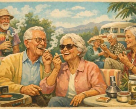 Seniors, USA, Cannabis