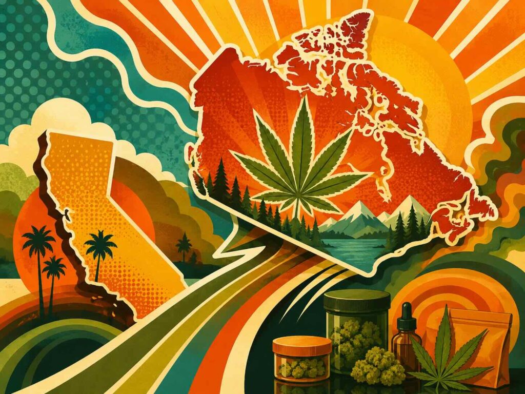 Canada, Californie, Cannabis